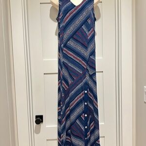 SUSAN GRAVER Tank sleeveless Midi Maxi Dress small